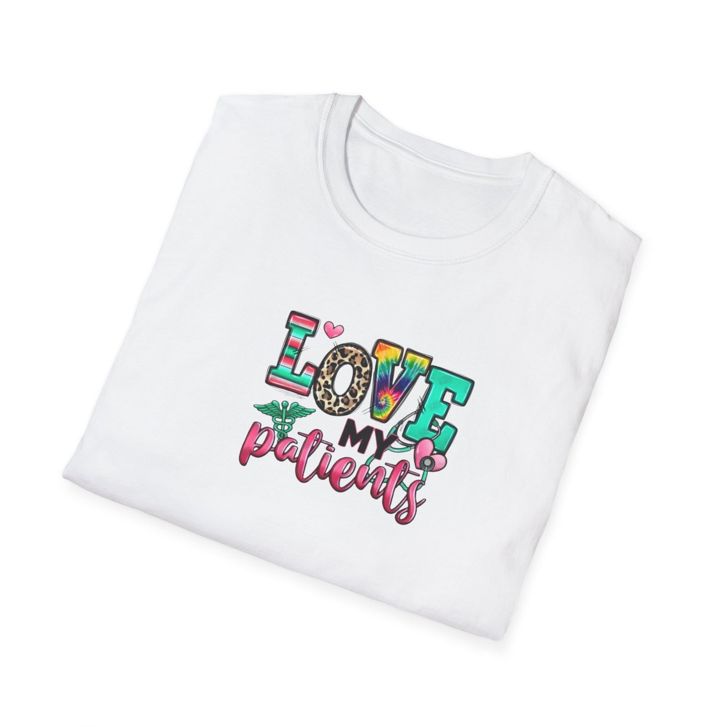 Love My Patients Unisex Softstyle T-Shirt - Perfect Gift for Healthcare Heroes