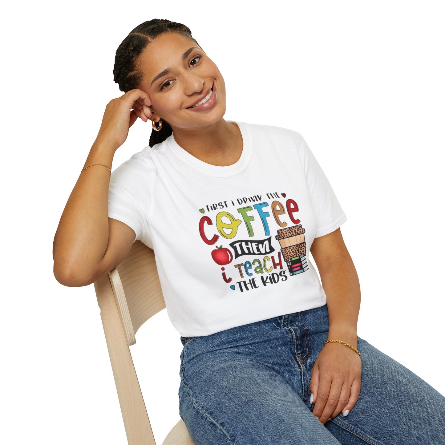 Funny Teacher Coffee T-Shirt for Educators