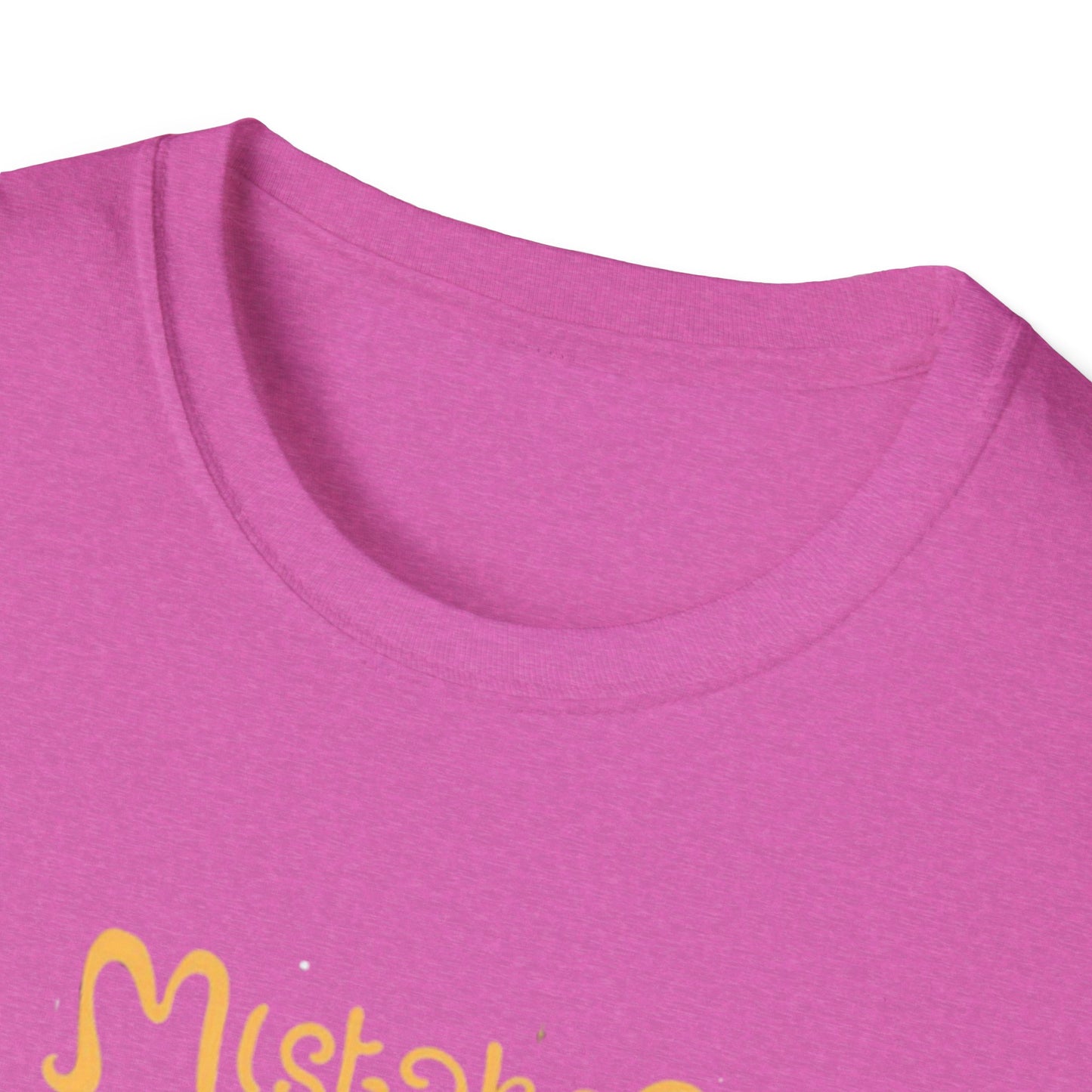Inspirational Unisex Softstyle T-Shirt - "Mistakes are Proof that You are Trying"