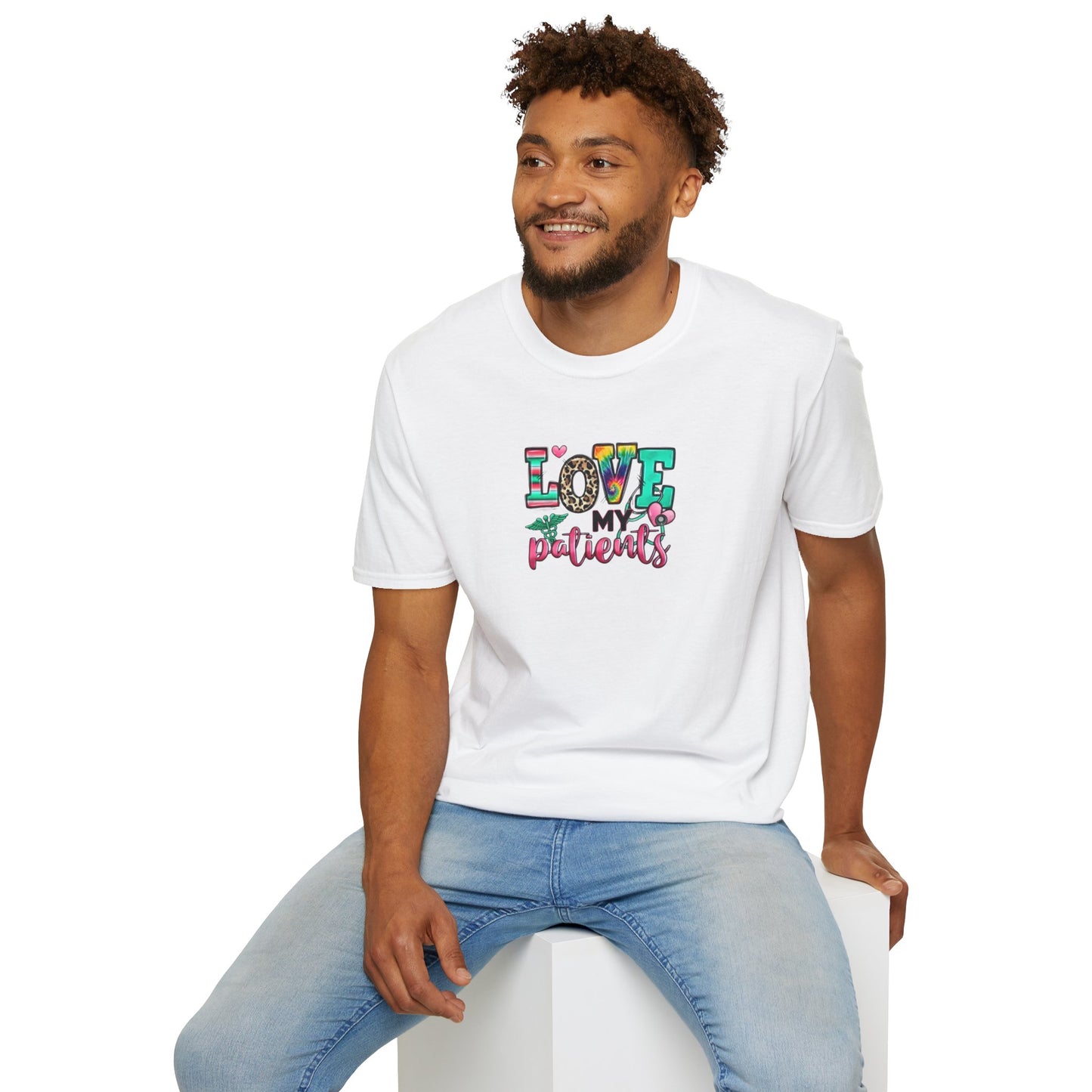 Love My Patients Unisex Softstyle T-Shirt - Perfect Gift for Healthcare Heroes
