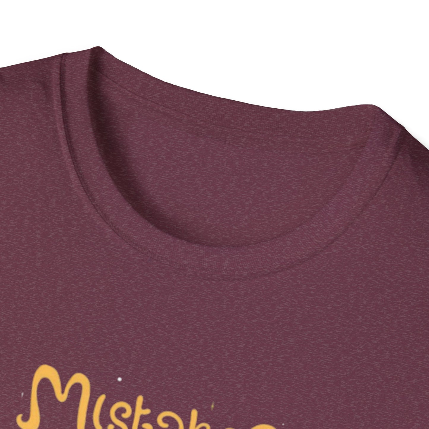 Inspirational Unisex Softstyle T-Shirt - "Mistakes are Proof that You are Trying"