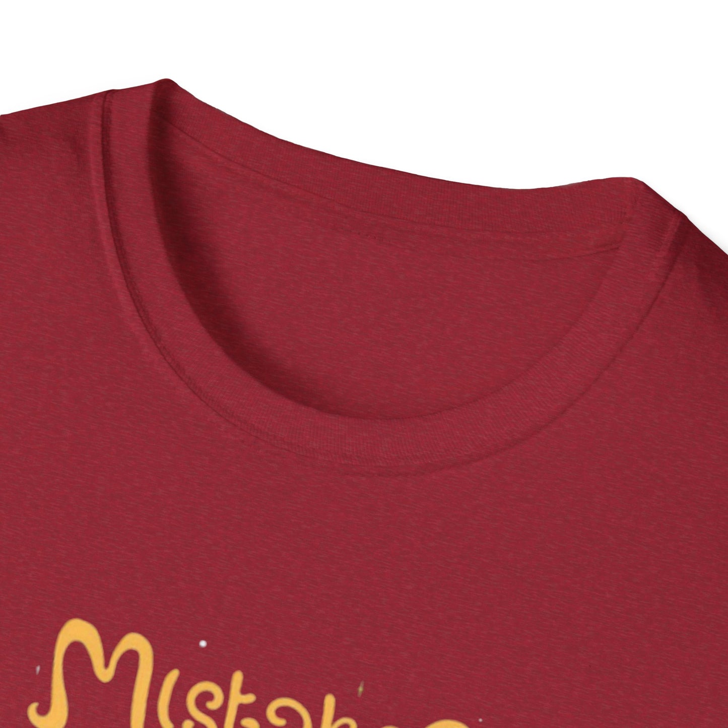 Inspirational Unisex Softstyle T-Shirt - "Mistakes are Proof that You are Trying"