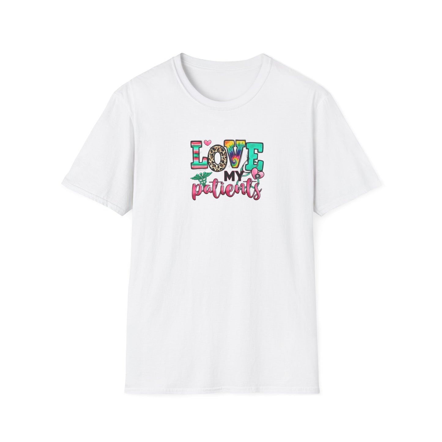 Love My Patients Unisex Softstyle T-Shirt - Perfect Gift for Healthcare Heroes
